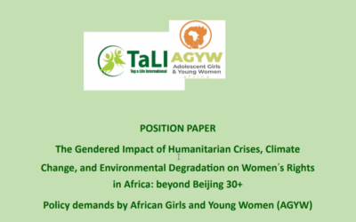 TaLI AGYW POSITION PAPER BEIJING 30+ 2025